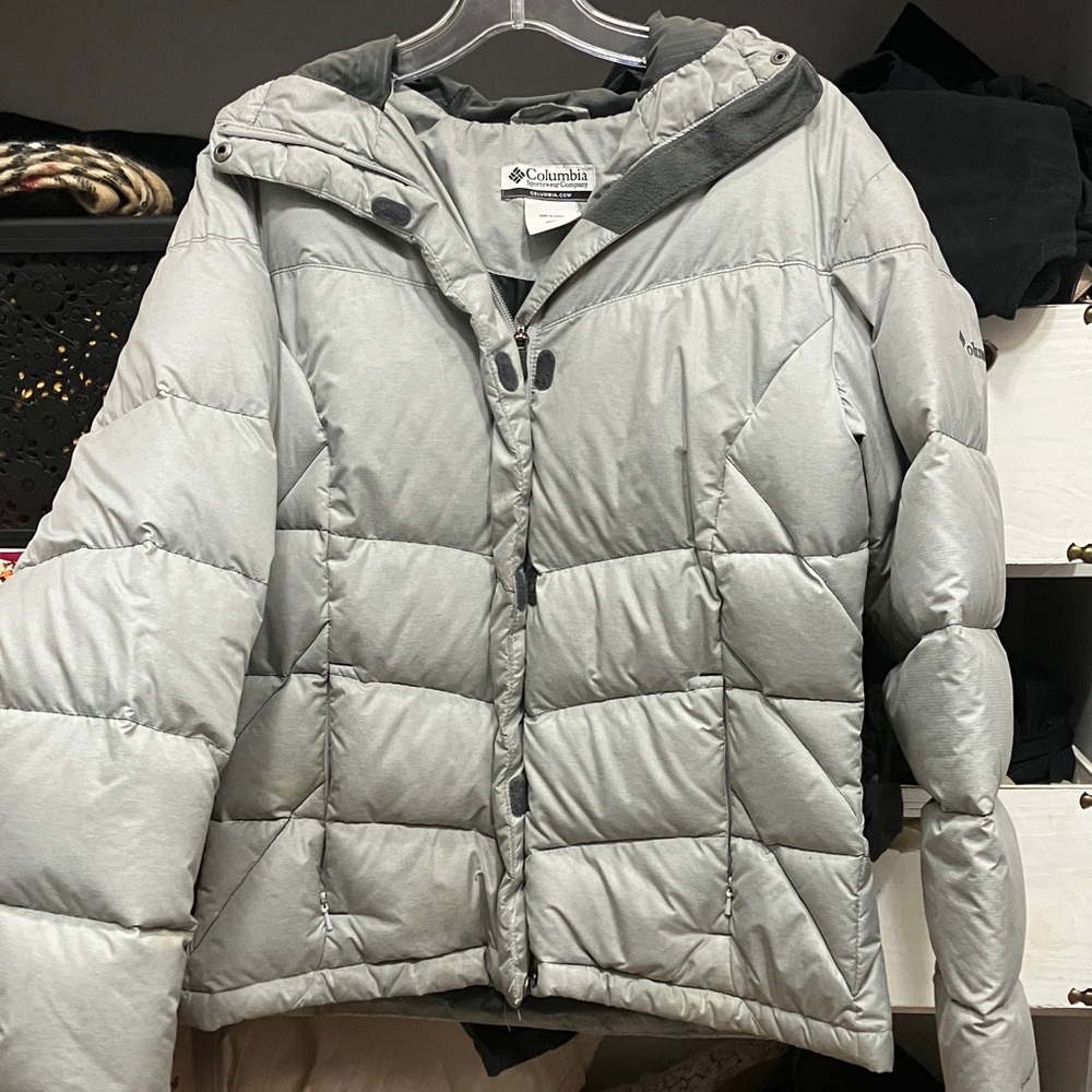 Columbia Women's Silver Puffer Jacket